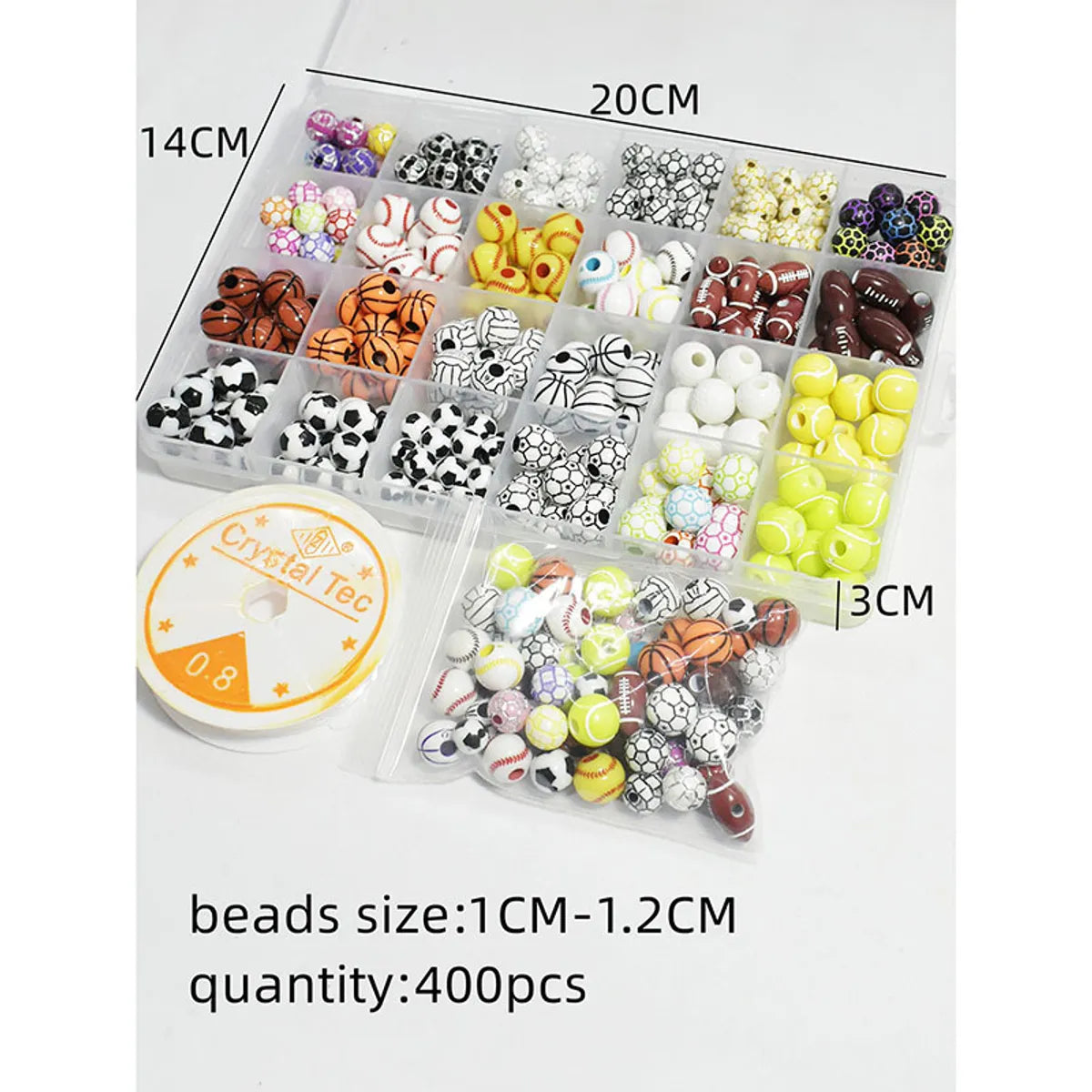 50 Arylic Star Heart Shape Ball Beads