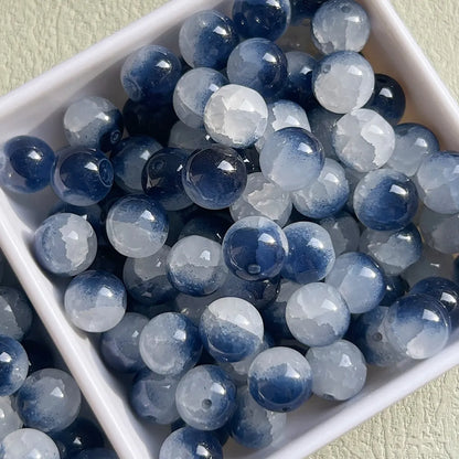 50 PCS/Package Glass Round Beads