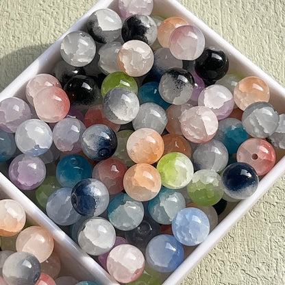 50 PCS/Package Glass Round Beads