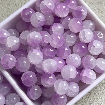 50 PCS/Package Glass Round Beads