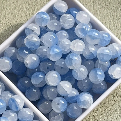 50 PCS/Package Glass Round Beads