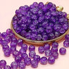 50 PCS/Package Glass Round Beads