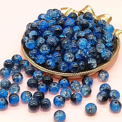 50 PCS/Package Glass Round Beads