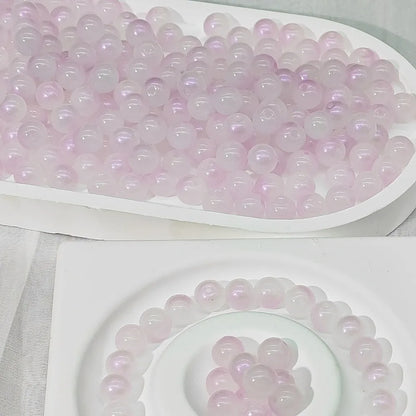 50 PCS/Package Glass Round Beads