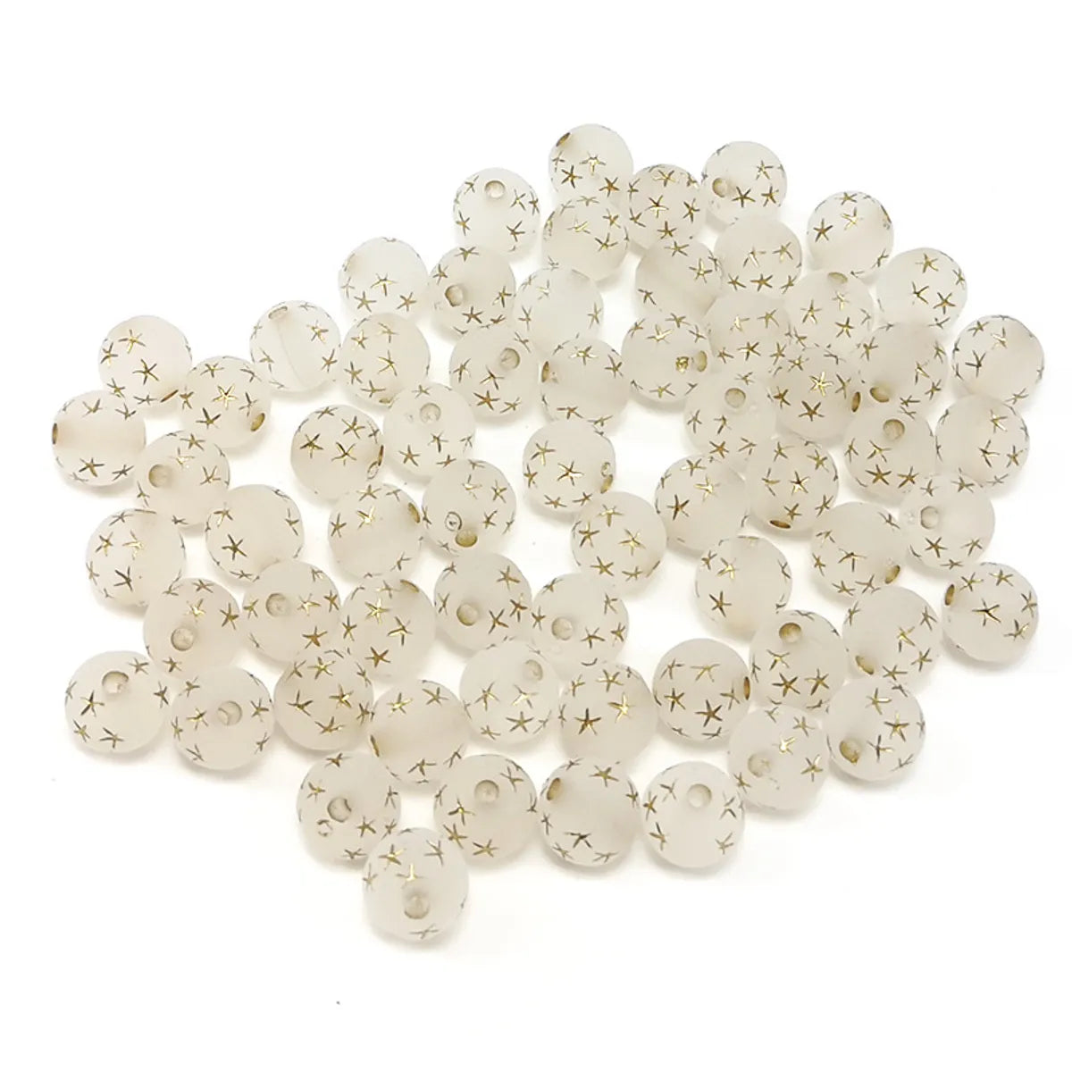 50 Arylic Star Beads