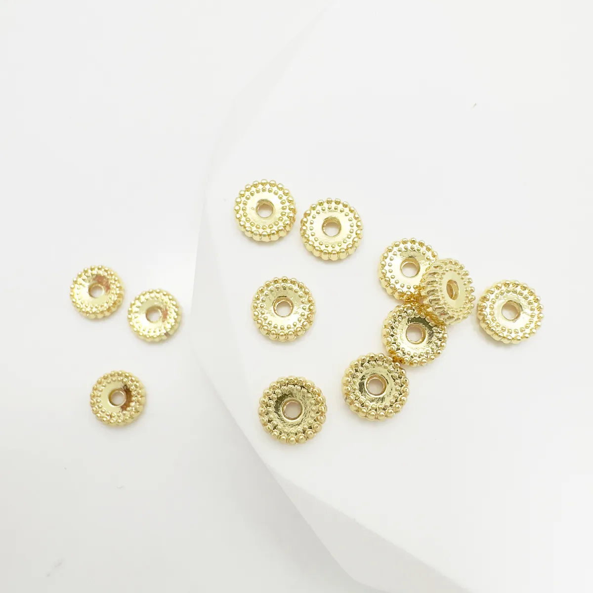 500 Pieces Per Pack 5*1.5mm Alloy Round Beads