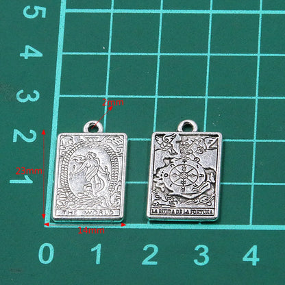 6 14*23mm Zinc Alloy Accessories   Best Selling Explosions  Niche Tarot Pendant