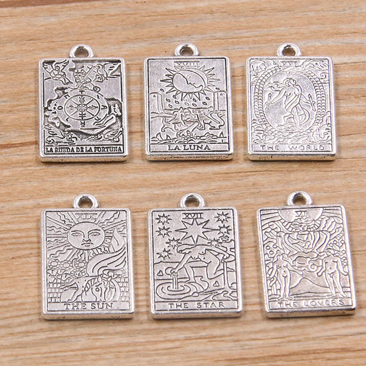 6 14*23mm Zinc Alloy Accessories   Best Selling Explosions  Niche Tarot Pendant