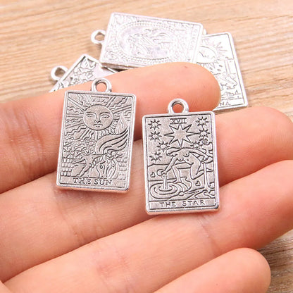 6 14*23mm Zinc Alloy Accessories   Best Selling Explosions  Niche Tarot Pendant