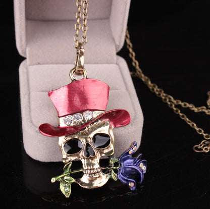 Punk Skull Alloy Women's Men's Pendant Necklace