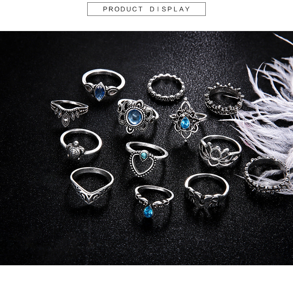 Fashion Geometric Alloy Plating Artificial Gemstones Women's