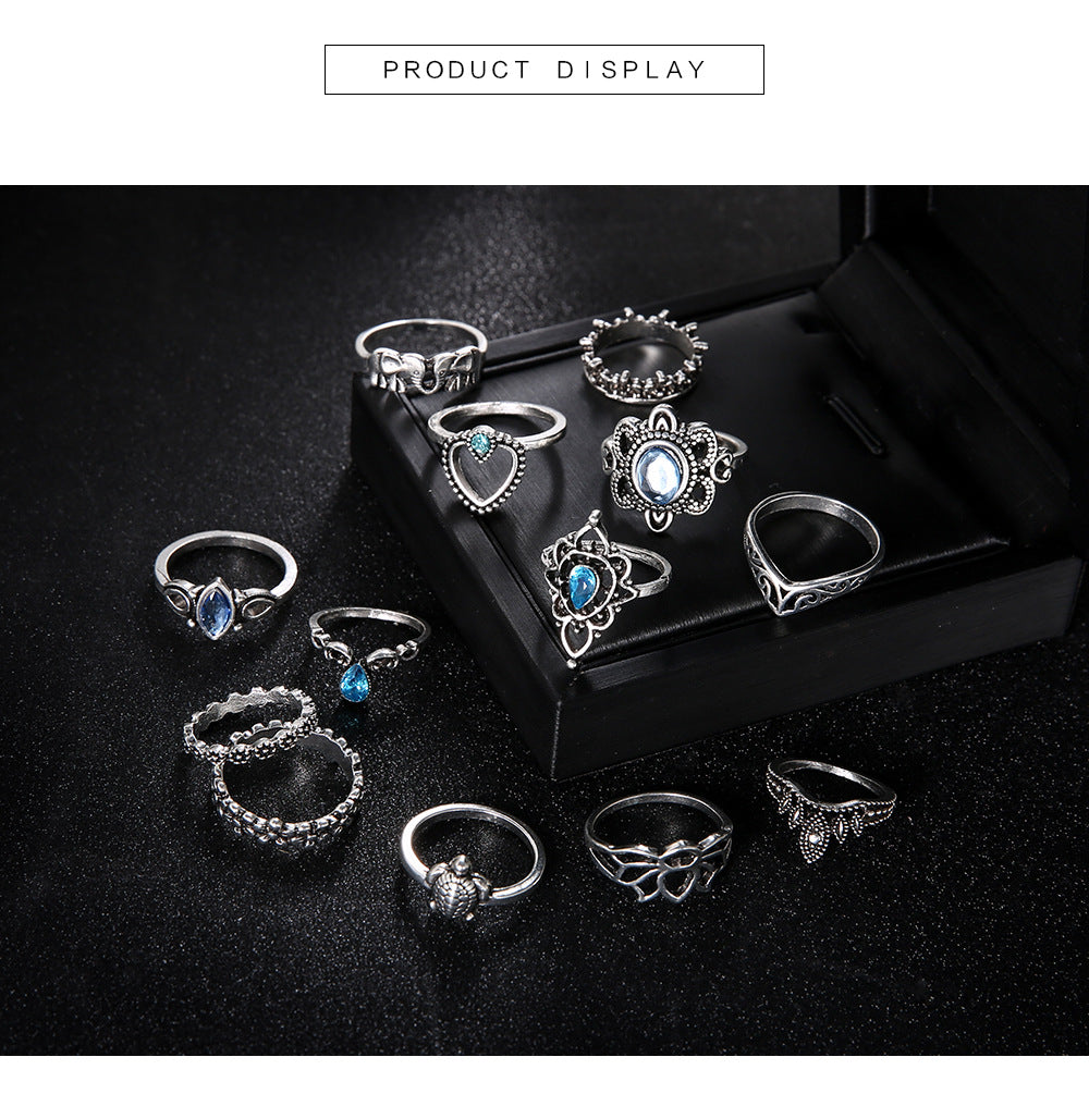 Fashion Geometric Alloy Plating Artificial Gemstones Women's