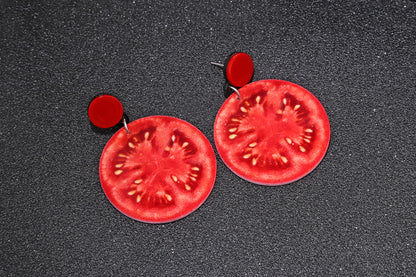 Gooddiy Jewelry Wholesale Simple Fruit Watermelon Strawberry Lemon Cherry Earrings