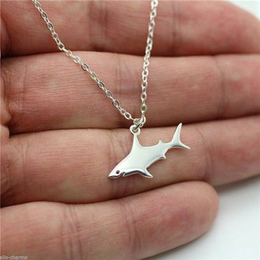 1 Piece Fashion Shark Alloy Plating Women's Pendant Necklace