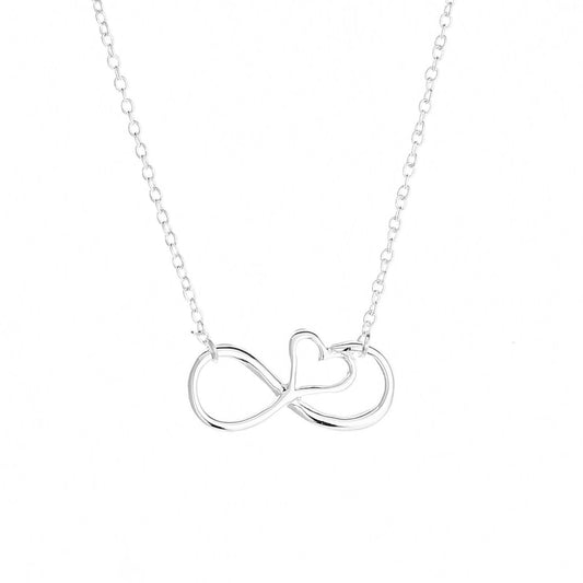 Fashion Infinity Heart Shape Alloy Plating Valentine's Day Women's Necklace