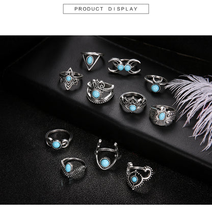 Fashion Moon Alloy Plating Artificial Gemstones Women's