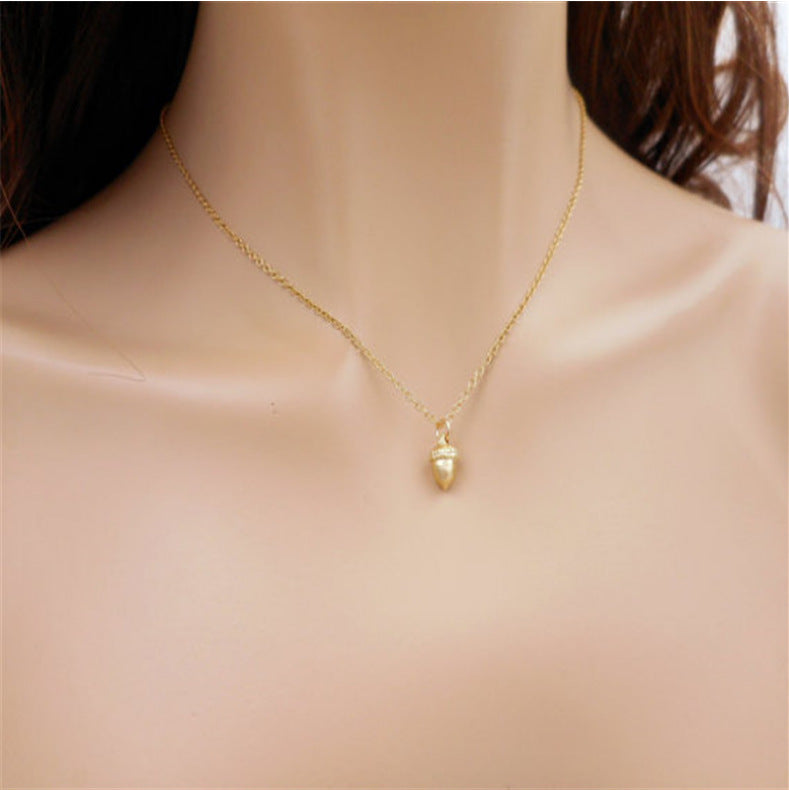 1 Piece Fashion Pine Cones Alloy Plating Women's Pendant Necklace