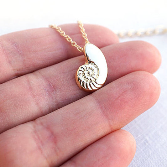 Fashion Conch Alloy Plating Women's Pendant Necklace