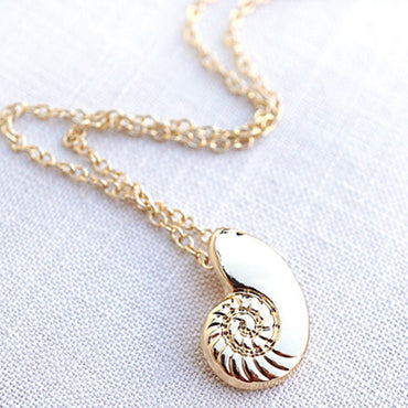 Fashion Conch Alloy Plating Women's Pendant Necklace