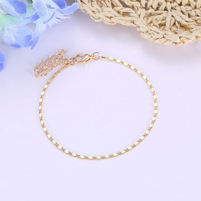 Simple Ultra-fine Beach Anklet Wholesale