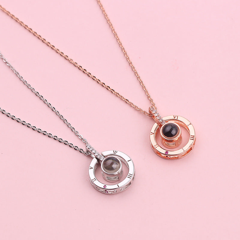 1 Piece Fashion Water Droplets Alloy Plating Zircon Unisex Pendant Necklace