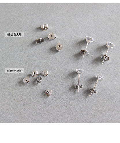 Korean Geometric Sterling Silver Earplugs Accessories Wholesale