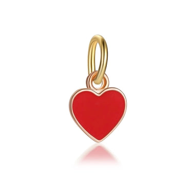 Cute Heart Shape Alloy Enamel Jewelry Accessories