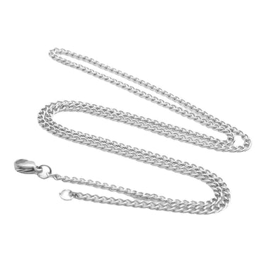 Fashion Solid Color Titanium Steel Necklace 1 Piece