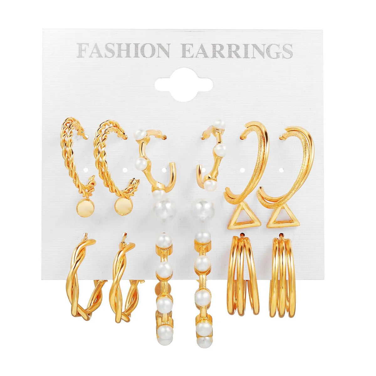 Vintage Style C Shape Earrings