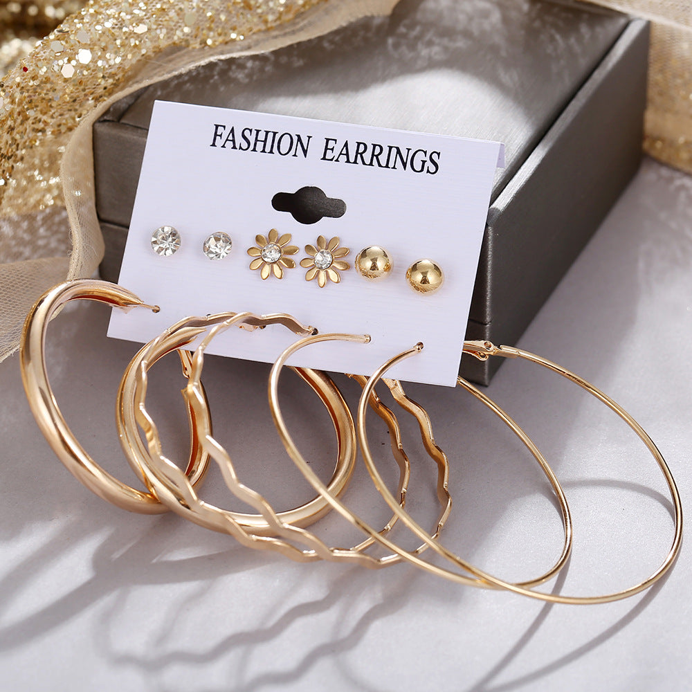 Vintage Style Geometric Alloy Earrings