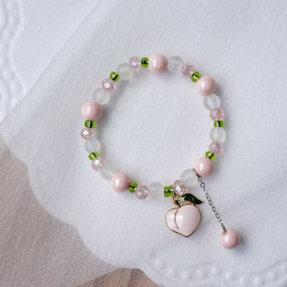 Simple Style Fruit Alloy Beaded Bracelets