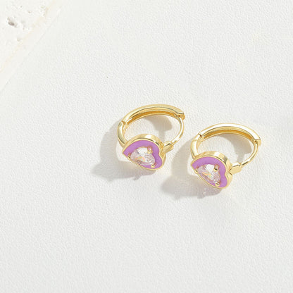 European and American new niche temperament, love design, earrings, small and exquisite, ins-style versatile earrings jewelry