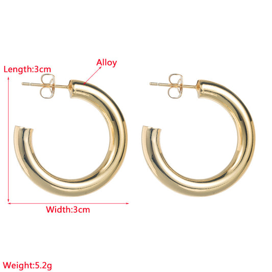 Fashion Geometric Alloy Plating Earrings