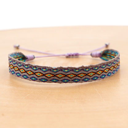 Wholesale Ethnic Style Plaid Adjustable Bracelet Gooddiy