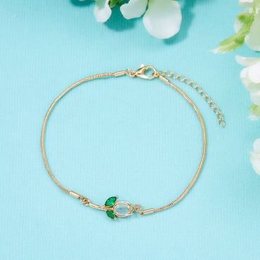 Sweet Flower Copper Plating Jewelry Set