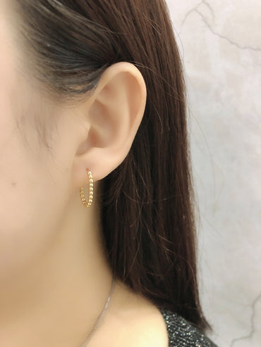 1 Pair Fashion U Shape Sterling Silver Plating Earrings