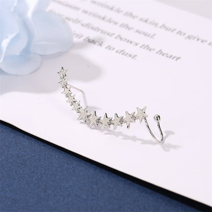 Fashion Five-pointed Star Metal Single Alloy Ear Clip Wholesale Gooddiy