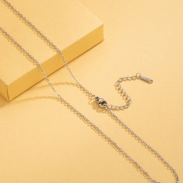 Minimalist Stainless Steel Electroplating Necklaces