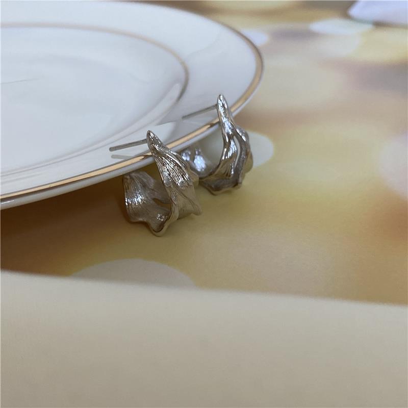 1 Pair Fashion Water Droplets Metal Plating Women's Ear Studs