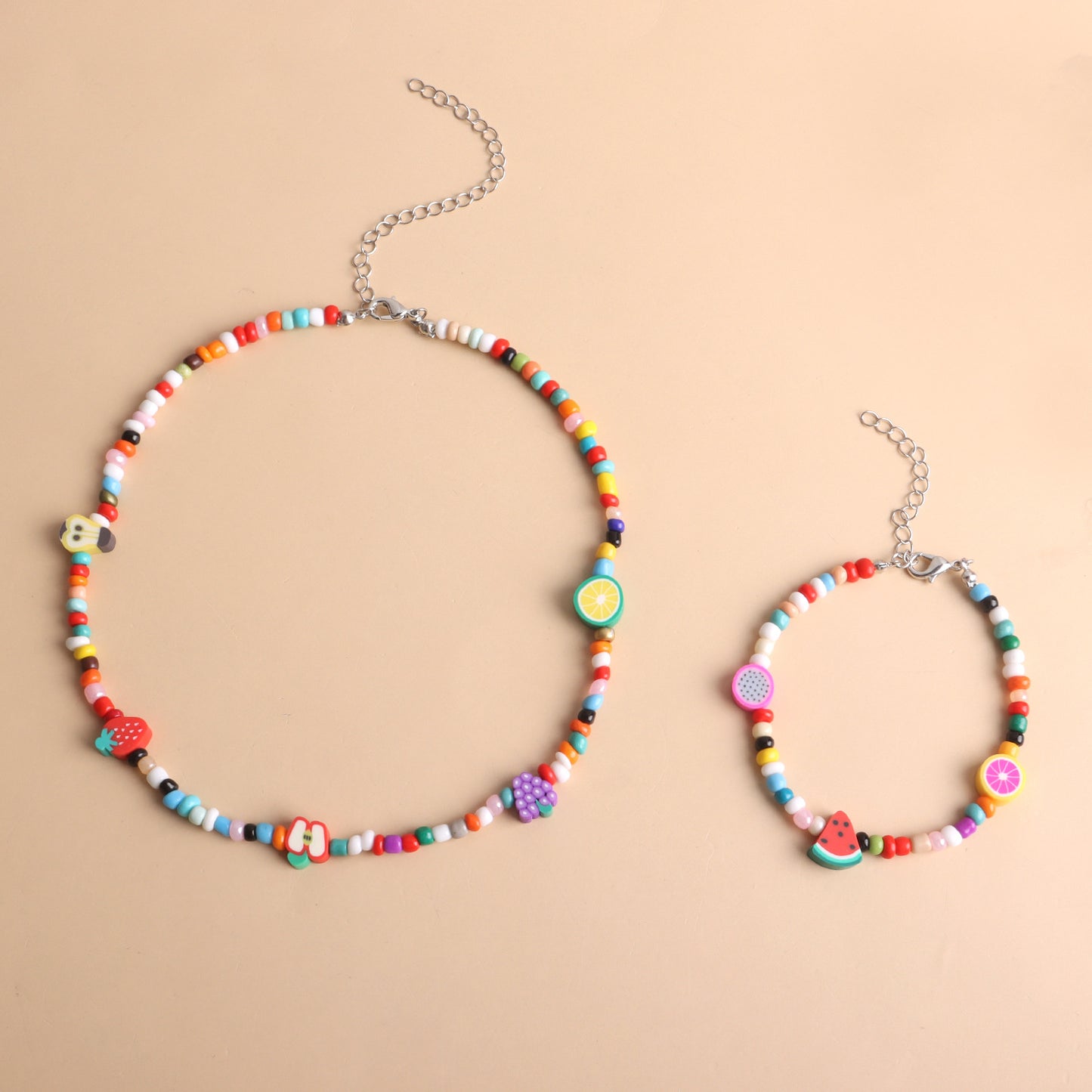 Fashion Fruit Beaded Bracelets Necklace