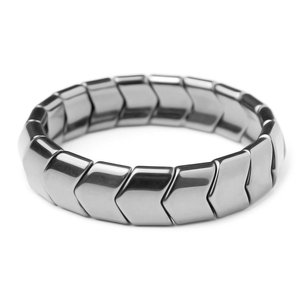 Fashion Geometric Hematite Plating Bracelets 1 Piece