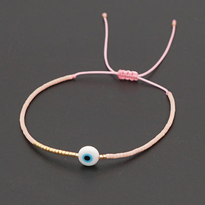 Wholesale Jewelry Simple Hand-woven Glass Rice Bead Bracelet Gooddiy
