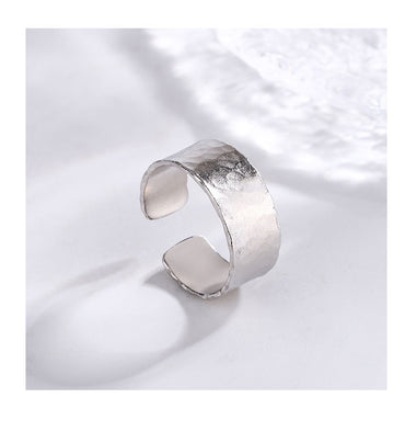Simple Style Classic Style Geometric Sterling Silver Plating Open Rings