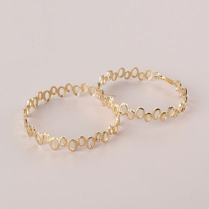 Fashion Irregular Circle Stitching Ear Hoop Wholesale Gooddiy