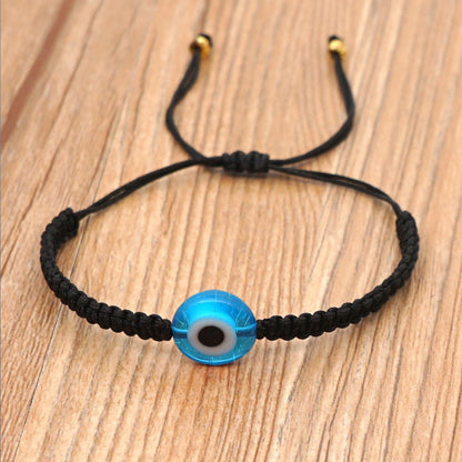 Ethnic Style Eyes Glass Bead Rope Bracelet Wholesale Gooddiy