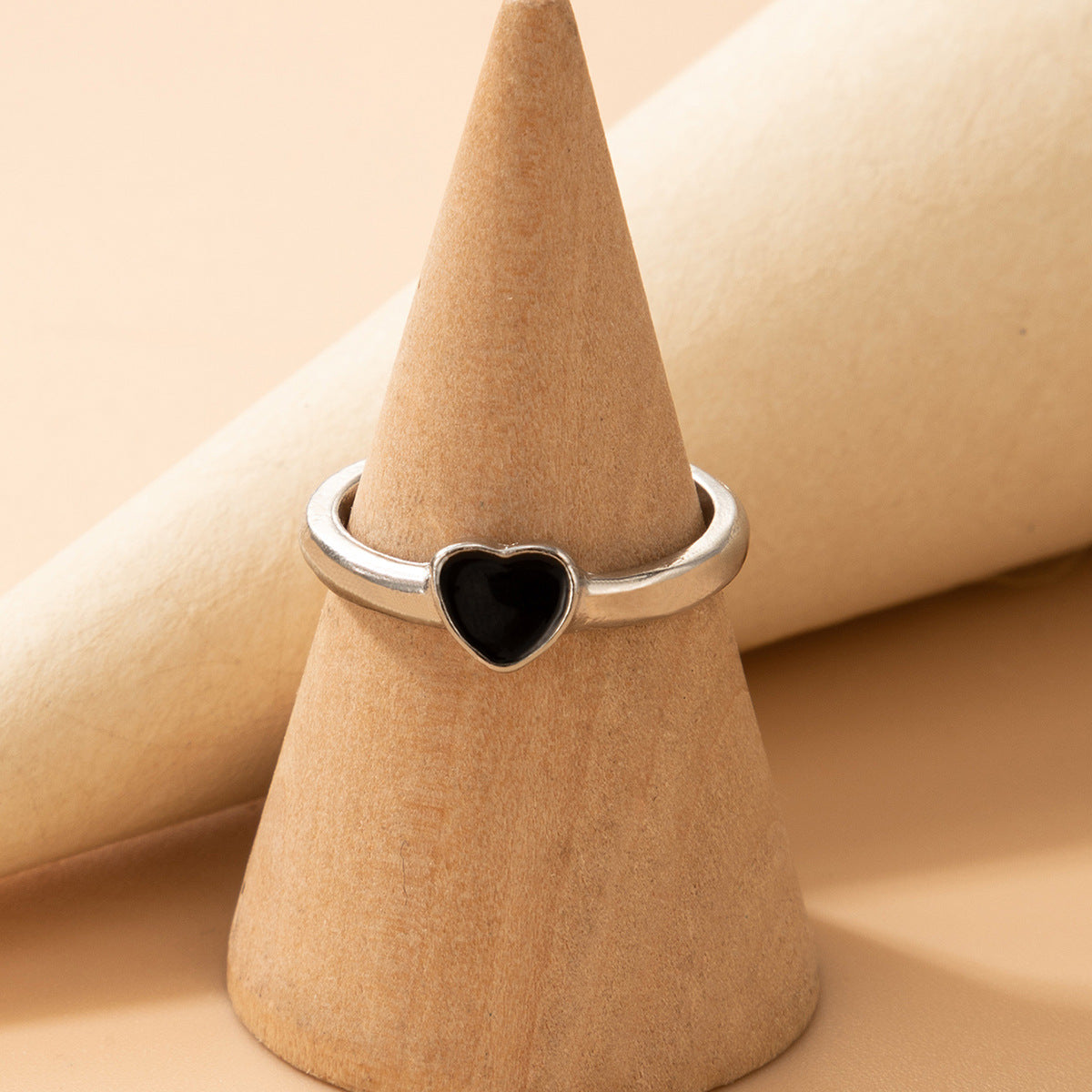 Cross-border European And American Simple Geometric Letter Animal Fish Mushroom Love Single Ring