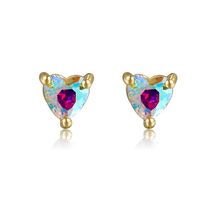 Wholesale Golden Ice Cream Color Zirconium Earrings Gooddiy