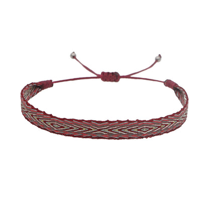 Wholesale Ethnic Style Plaid Adjustable Bracelet Gooddiy