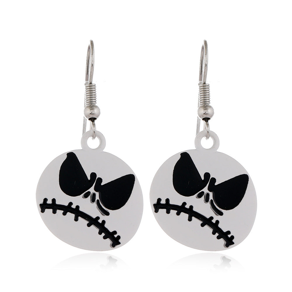 Fashion Skull Alloy Plating Women's Drop Earrings 1 Pair