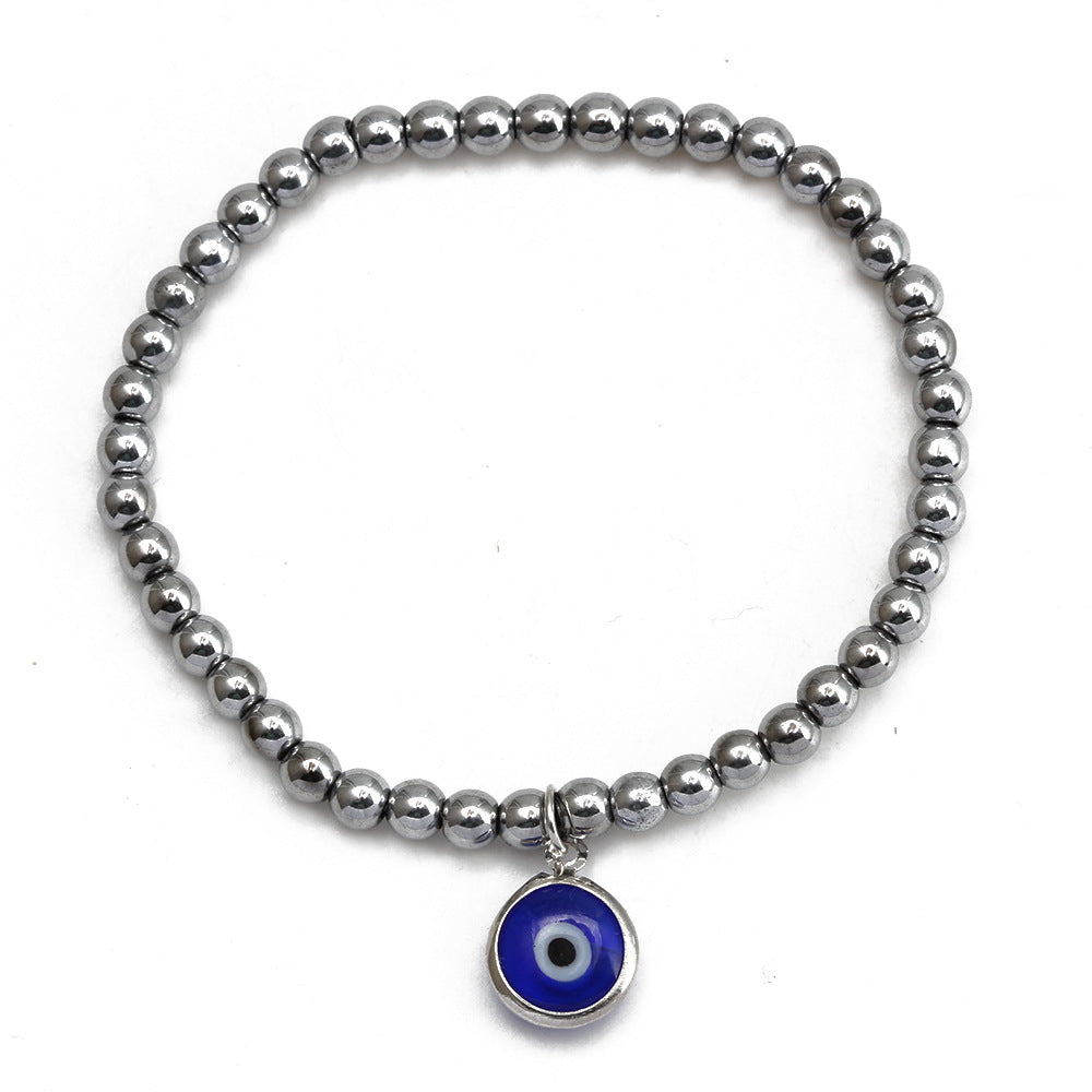 Simple Style Eye Alloy Haematite Wholesale Bracelets